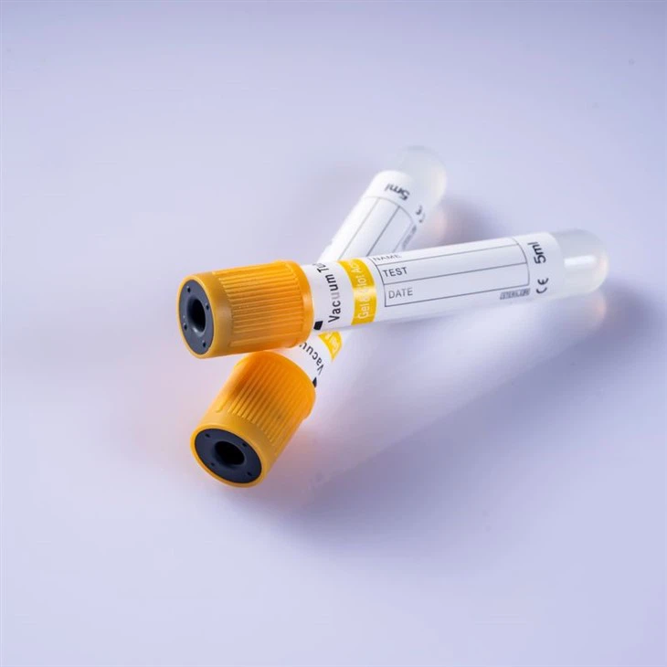 Disposable Vacuum Gel&Clot Activator Blood Collection Tube factory