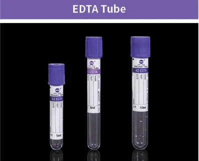 Medical Lab Vacuum Blood Collection EDTA K2 K3